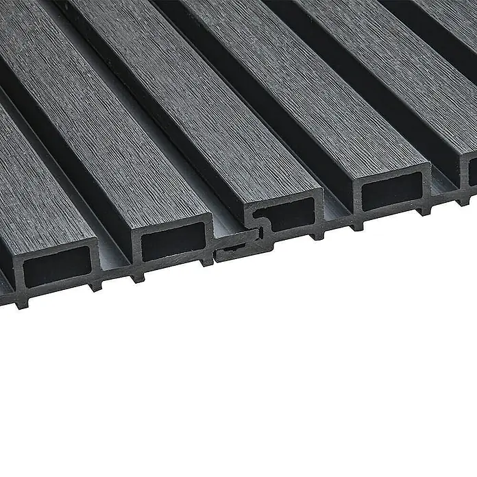 Home Deluxe Wandpaneel Fassadenverkleidung DUVAR - 40 m² - Anthrazit