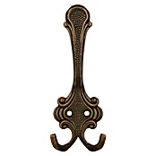 Siro Garderobenhaken (Anzahl Haken: 3 Stk., L x B x H: 5,8 x 14,8 x 6,8 cm, Messing Antik)