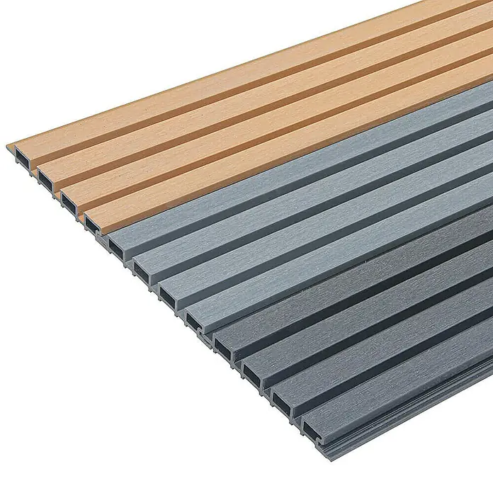 Home Deluxe Wandpaneel Fassadenverkleidung DUVAR - 40 m² - Anthrazit