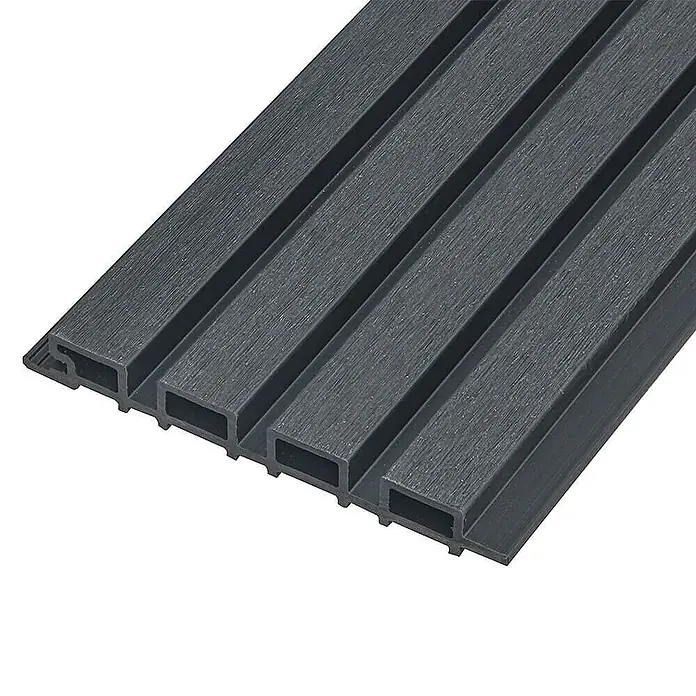 Home Deluxe Wandpaneel Fassadenverkleidung DUVAR - 40 m² - Anthrazit