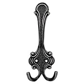 Siro Garderobenhaken (Anzahl Haken: 3 Stk., L x B x H: 5,8 x 14,8 x 6,8 cm, Eisen Antik)