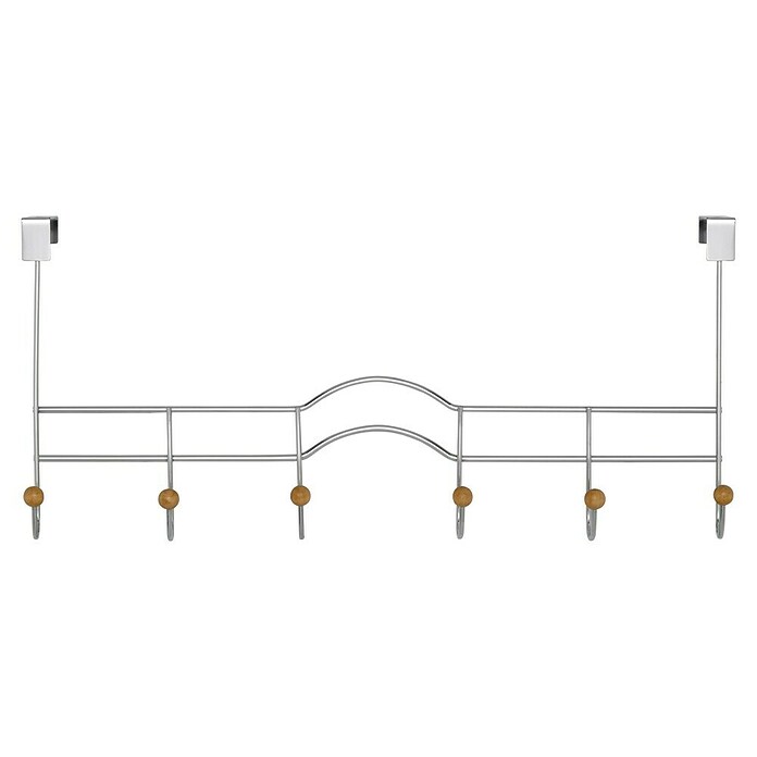 Siro Türgarderobe (Anzahl Haken: 6 Stk., Chrom)