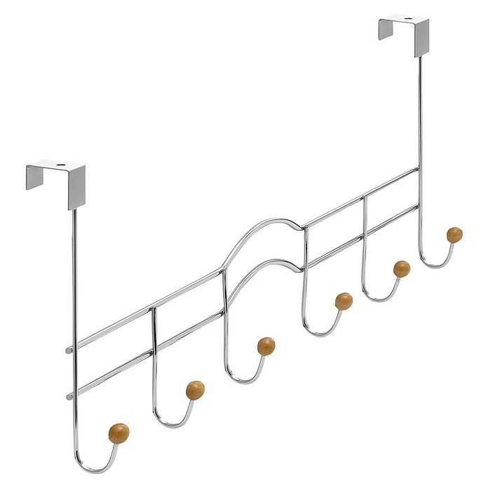 Siro Türgarderobe (Anzahl Haken: 6 Stk., Chrom)