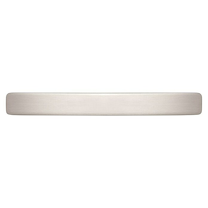 Siro Möbelgriff (136 x 16 mm, Lochabstand: 128 mm, Zinkdruckguss, Vernickelt)