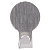 Siro Klebehaken (3 Stk., Edelstahl, Silber, Rund)