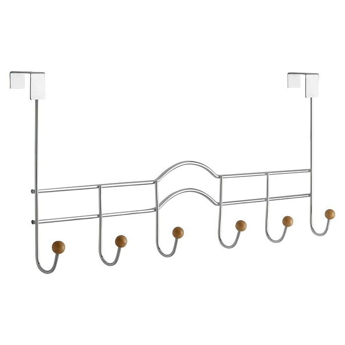 Siro Türgarderobe (Anzahl Haken: 6 Stk., Chrom)