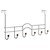 Siro Türgarderobe (Anzahl Haken: 6 Stk., Chrom)