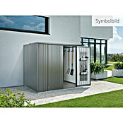 Biohort Geräteschrank Gr. 90 (0,83 x 0,93 x 1,82 m, Quarzgrau Metallic)