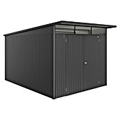Biohort AvantGarde Gerätehaus Eco A8 (Außenmaß inkl. Dachüberstand (B x T): 260 x 380 cm, Dunkelgrau Metallic, Doppeltür, Stahl) | BAUHAUS