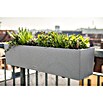 Lechuza Balconera Balkonkasten (Länge: 79 cm, Steingrau)