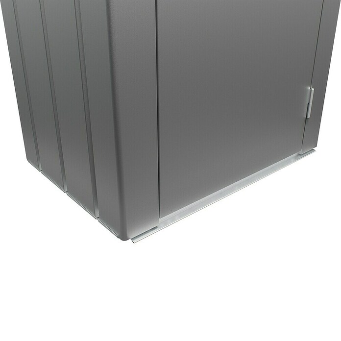 Biohort Julia Geräteschrank M (Außenbreite inkl. Dachüberstand: 78 cm, Außentiefe inkl. Dachüberstand: 57 cm, Stahl, Quarzgrau Metallic) | BAUHAUS