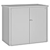 Biohort Mülltonnenbox Alex (88 x 147 x 129 cm, Silber Metallic) | BAUHAUS