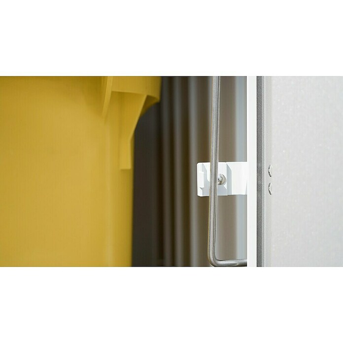 Biohort Mülltonnenbox Alex (88 x 147 x 129 cm, Quarzgrau Metallic) | BAUHAUS