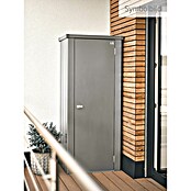 Biohort Julia Geräteschrank M (Außenbreite inkl. Dachüberstand: 78 cm, Außentiefe inkl. Dachüberstand: 57 cm, Stahl, Quarzgrau Metallic) | BAUHAUS