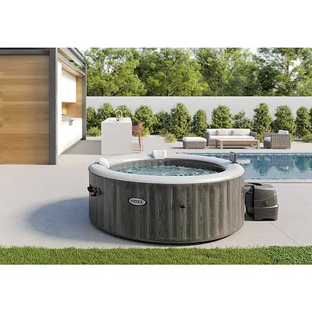 Intex Pure Spa Mobil-Whirlpool Greywood Deluxe Bubble
