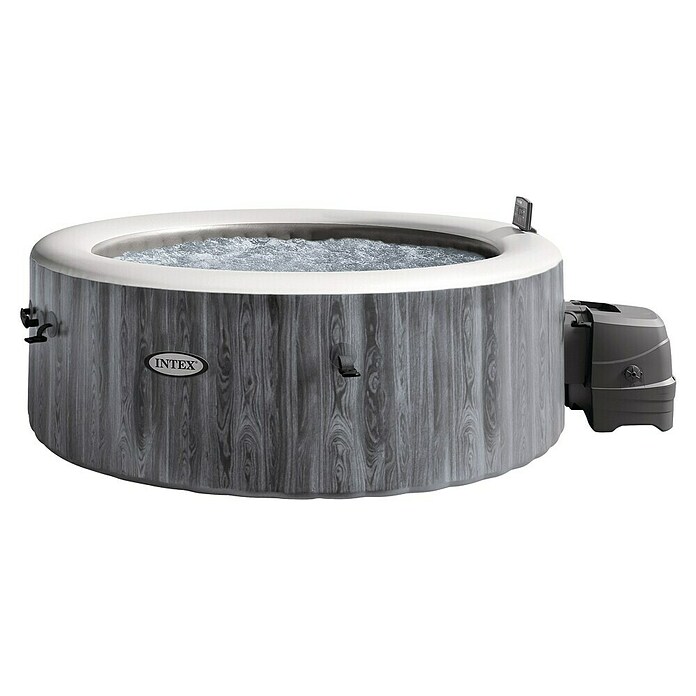 Intex Pure Spa Hidromasaje móvil Greenwood (Ø x Al: 196 x 71 cm, Gris/Blanco, 795 l) | BAUHAUS