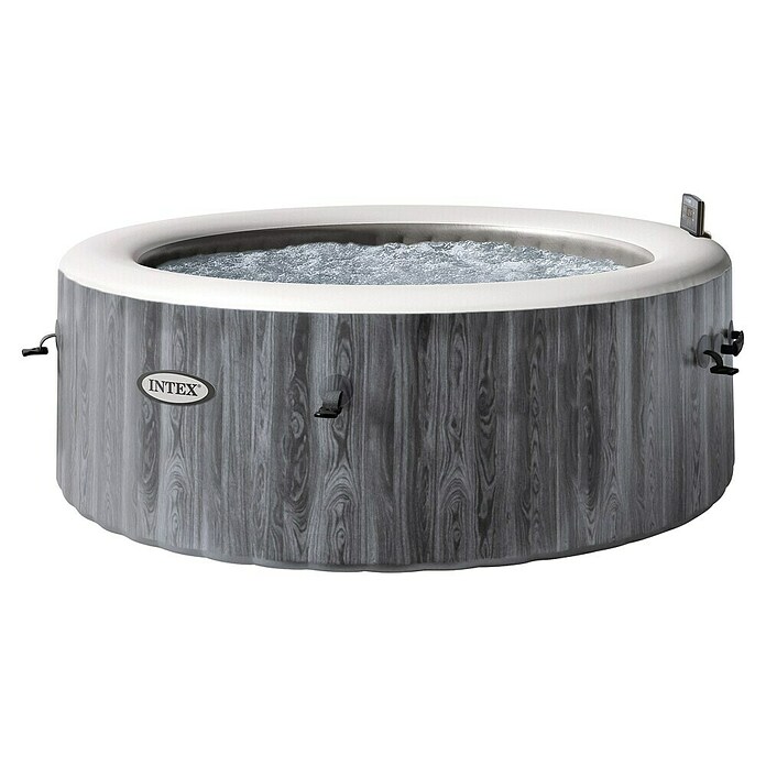 Intex Pure Spa Hidromasaje móvil Greenwood (Ø x Al: 196 x 71 cm, Gris/Blanco, 795 l) | BAUHAUS