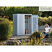 Biohort Geräteschrank (Silber Metallic, 0,83 x 2,27 x 1,83 m)