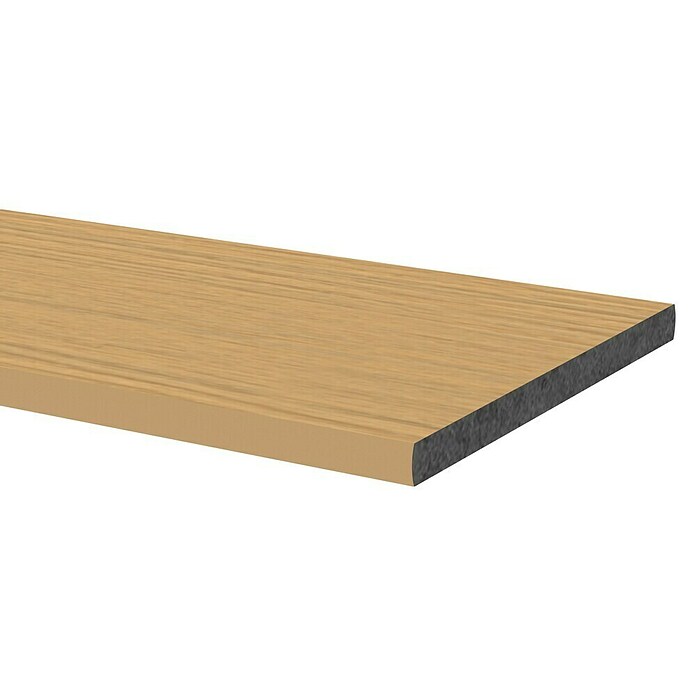 Kantplank WPC (240 x 13,8 x 1 cm, Lichtbruin) | BAUHAUS