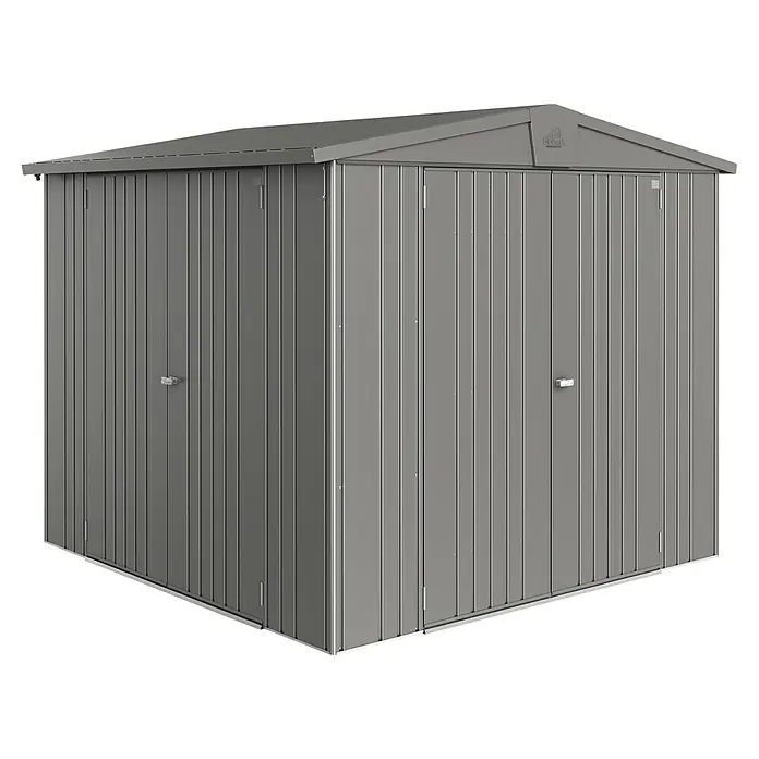 Biohort Europa Zusatztür - Quarzgrau-Metallic, Passend für: Biohort Gerätehaus Europa - Stabiler Geräteschuppen aus Metall in Grau, ideal für die Gartenaufbewahrung von Werkzeugen und Gartengeräten.