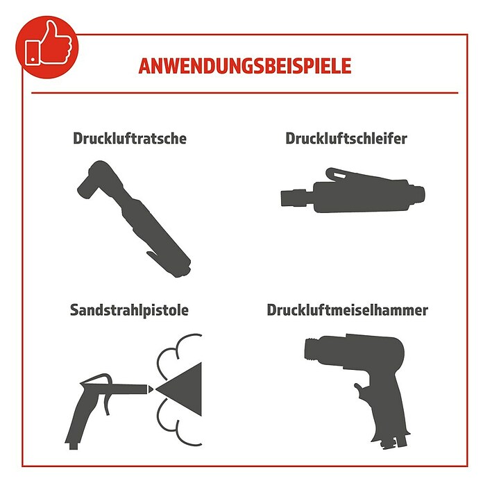 Herkules Kompressor ACS100-12 (Max. Druck: 10 bar, Kesselinhalt: 100 l) | BAUHAUS