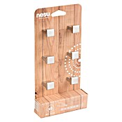Nesu Tirador para muebles 3351 6 uds. (L x An x Al: 1,5 x 1,5 x 2 cm, Acero, Niquelado)
