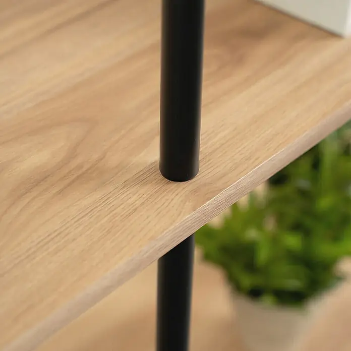 Home Deluxe Holzregal INDU - Light Oak - H x B x T: 110 x 35 x 140 cm, Light Oak