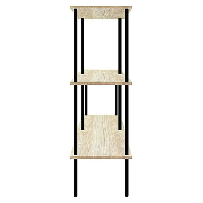 Home Deluxe Holzregal INDU - Light Oak - H x B x T: 110 x 35 x 140 cm, Light Oak
