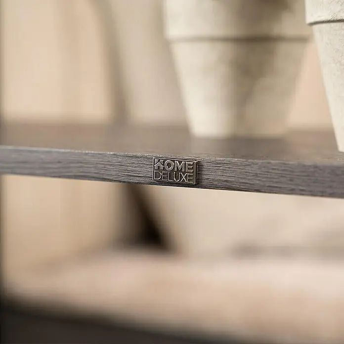 Home Deluxe Holzregal INDU - Oiled Oak - Dark Oak
