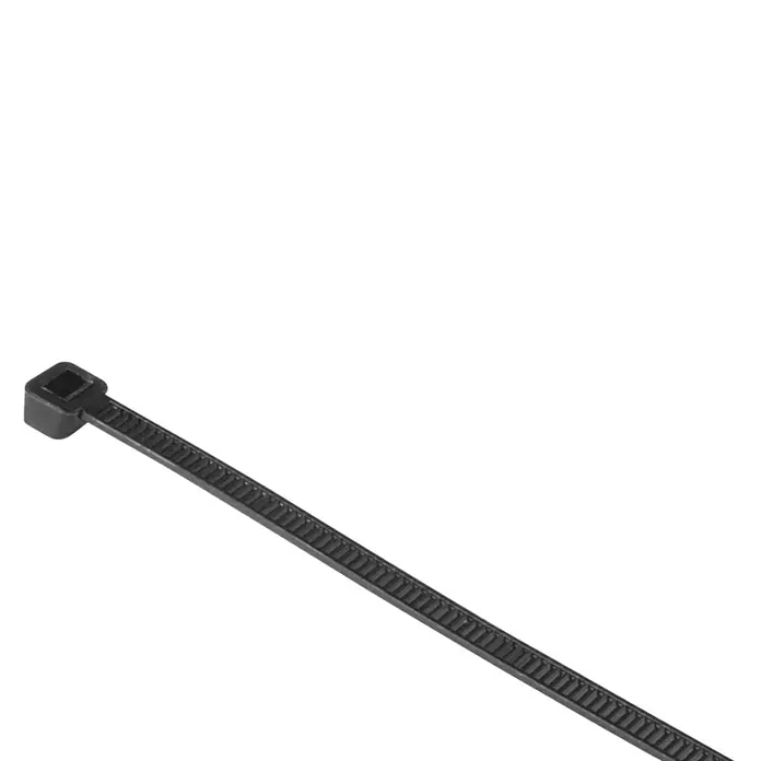 Hama Kabelbinder 4,8 X 300 mm - Schwarz, 50 Stk. - Schwarzer Kabelbinder mit geriffeltem Band und Verschlusskopf, ideal zum Bündeln von Kabeln und Leitungen.