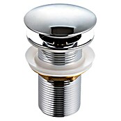Sanicomfort Ablaufventil (1 ¼″, Silber, Metall, Permanent geöffnet) | BAUHAUS