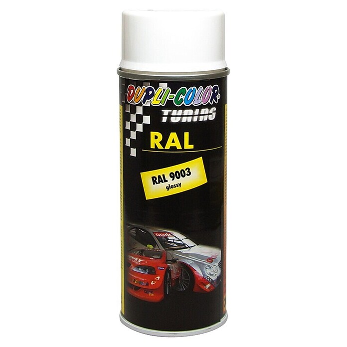 Dupli-Color Tuning Lakspray RAL 9003 (Signaalwit, Glanzend, 400 ml)