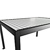 Biohort Pergola Pergola Gr. 3 (B x T: 312 x 312 cm, Dunkelgrau Metallic - Weiß, Material Gestell: Stahl) | BAUHAUS