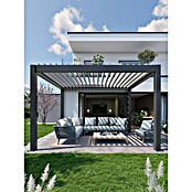 Biohort Pergola Pergola Gr. 3 (B x T: 312 x 312 cm, Dunkelgrau Metallic - Silber Metallic, Material Gestell: Stahl) | BAUHAUS