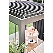 Biohort Lamellenpavillon Gr. 6 (B x T: 608 x 312 cm, Dunkelgrau Metallic, Material Gestell: Stahl) | BAUHAUS