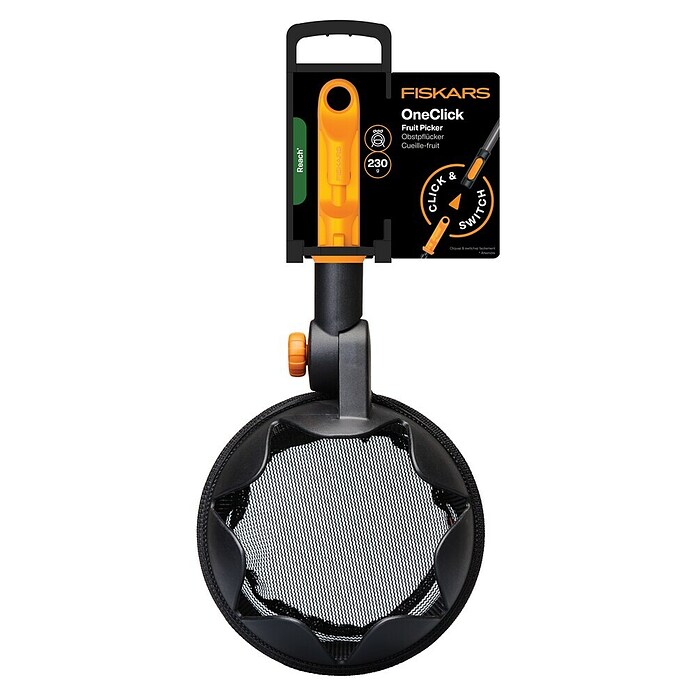 Fiskars OneClick Obstpflücker (Arbeitsbreite: 16,8 cm) | BAUHAUS