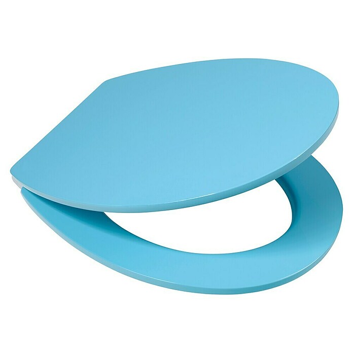 Poseidon WC-Sitz Kolorit (Mit Absenkautomatik, MDF, Blau)
