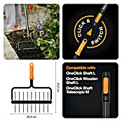 Fiskars OneClick Sternfräse (Arbeitsbreite: 21,2 cm, Stahl) | BAUHAUS