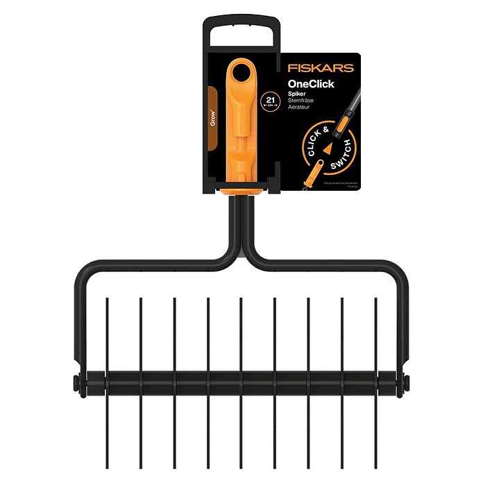 Fiskars OneClick Sternfräse (Arbeitsbreite: 21,2 cm, Stahl) | BAUHAUS