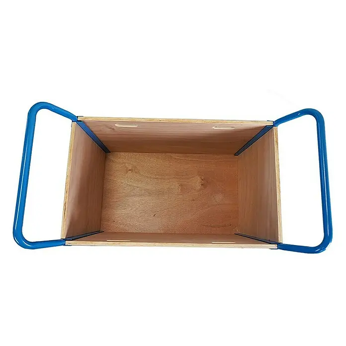Proregal Transportroller / Plattformwagen mit abnehmbaren Holzwänden - Traglast: 400 kg