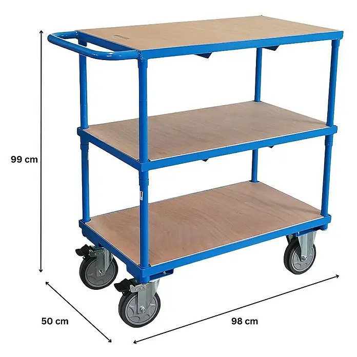 Proregal Transportroller / Tischwagen mit 3 Etagen - Traglast: 400 kg