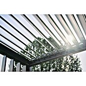 Biohort Pergola Lamellenpavillon Gr. 5 (B x T: 515,5 x 367,5 cm, Quarzgrau Metallic - Silber Metallic, Material Gestell: Stahl) | BAUHAUS