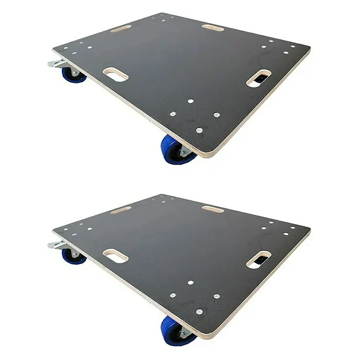 Proregal Transportroller Mega Deal 2x mit 4 Rollen - L x B x H: 60 x 80 x 16 cm, Traglast: 800 kg, Holz