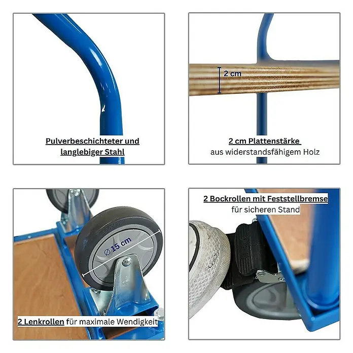Proregal Transportroller / Etagenwagen mit 5 Etagen - Traglast: 400 kg