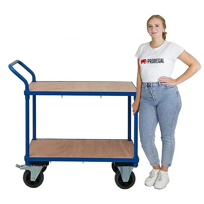 Proregal Transportroller / Tischwagen mit 2 Etagen - Traglast: 400 kg