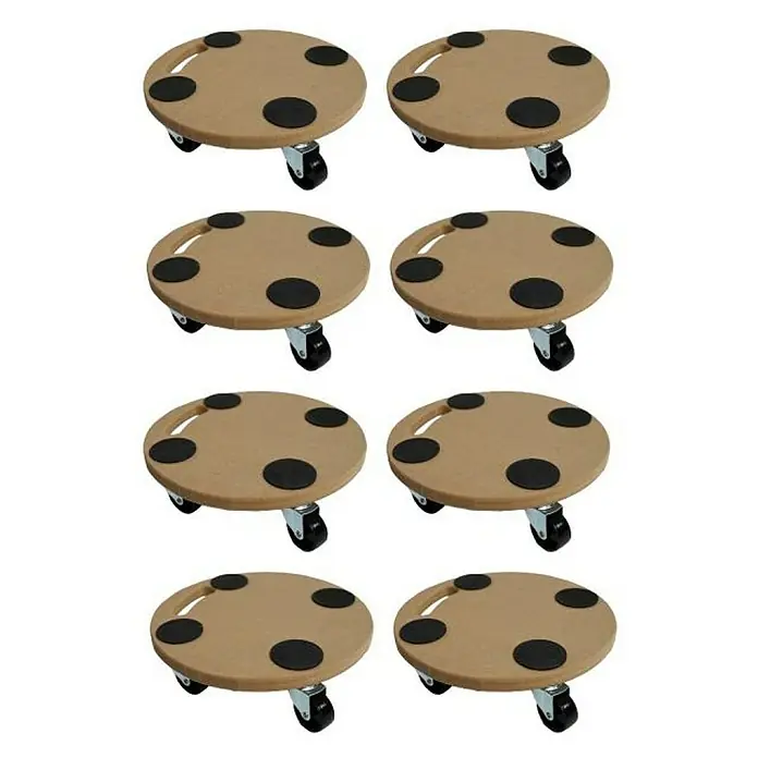 Proregal Transportroller Mega Deal 8x mit 4 Rollen - L x B x H: 30 x 30 x 11 cm, Traglast: 100 kg, Holz