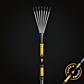 Fiskars OneClick Gartenrechen (Arbeitsbreite: 12,4 cm, Anzahl Zinken: 7 Stk.) | BAUHAUS