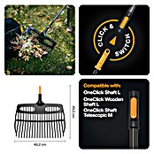 Fiskars OneClick Gartenrechen (Arbeitsbreite: 48,2 cm) | BAUHAUS