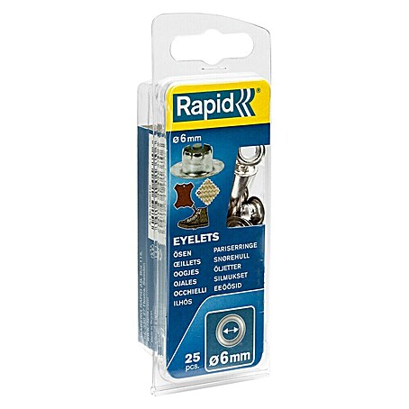Rapid Ojales (Diámetro: 6 mm, 25 ud.)