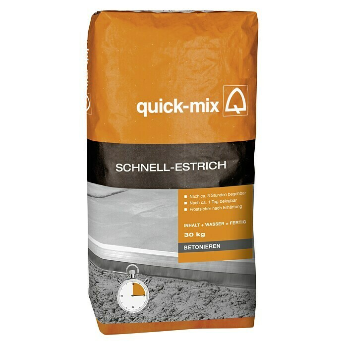 Quick-Mix Schnellestrich (30 kg, Schichtdicke: Bis 60 mm)